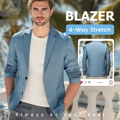 🔥 50% KORTING! 🔥 Heren Lichtgewicht Blazer – Geschikt voor Elk Seizoen Van M tot 7XL – stijlvol, comfortabel & veelzijdig voor ieder moment! 🧥✨