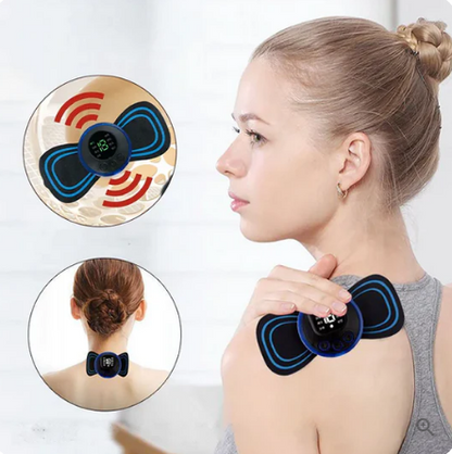 🔥 50% korting – Draagbare massager met 8 standen & LCD-scherm: pijnverlichting overal, onzichtbaar onder je kleding! 💆‍♀️⚡