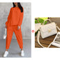 ⏰ Nu 63% KORTING 🔥 2-delige dames set – Top met asymmetrische zoom & casual broek