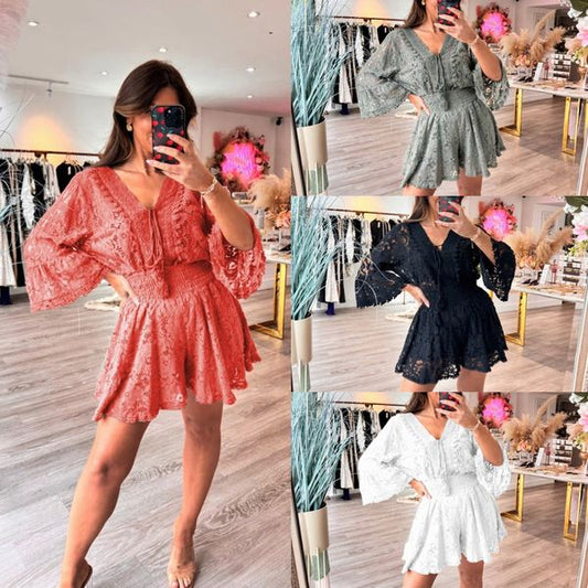 HOT - 50% UIT🔥 Gehaakte Top Kanten Set