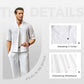 🌿 2026 Hot Sale – Tweedelige Katoenen Set voor Heren: Top & Broek 💧 Comfortabel, ademend & stijlvol – perfect voor de zomer! ☀️👕👖