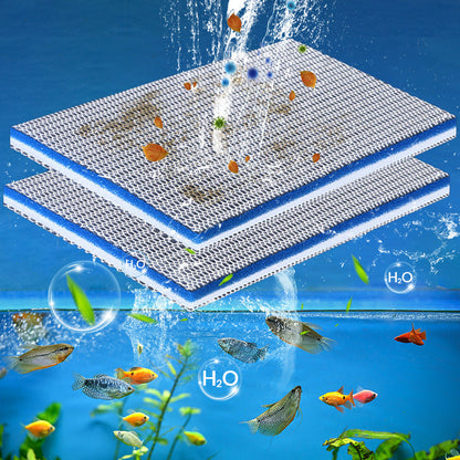 🎉Verkoop van de week - tot 67% Korting🎉Professioneel 8D hoge dichtheid aquarium filterschuim🐠