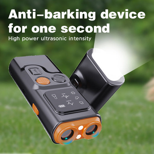 Ultrasoon honden blafcontroleapparaat met knipperend licht Set