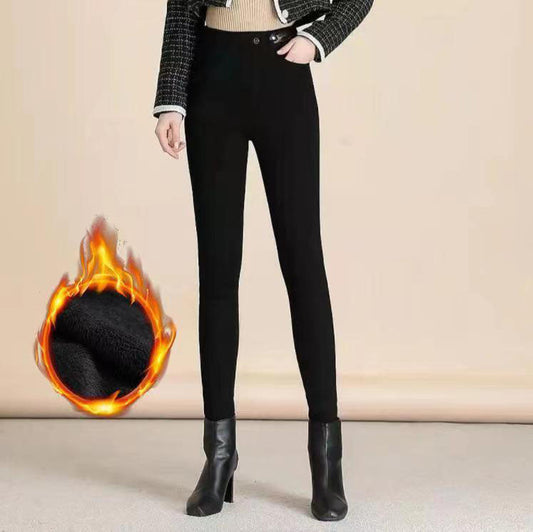 Winter uitverkoop 50% korting👖Warme Skinny Jeans met hoge taille en stretch voor vrouwen