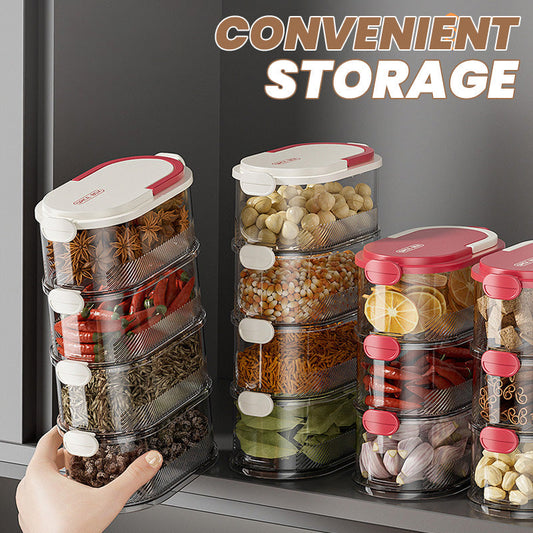 ⚡ Tijdelijke speciale aanbieding🔥 Meerlaagse verzegelde kruidenorganizer🏠