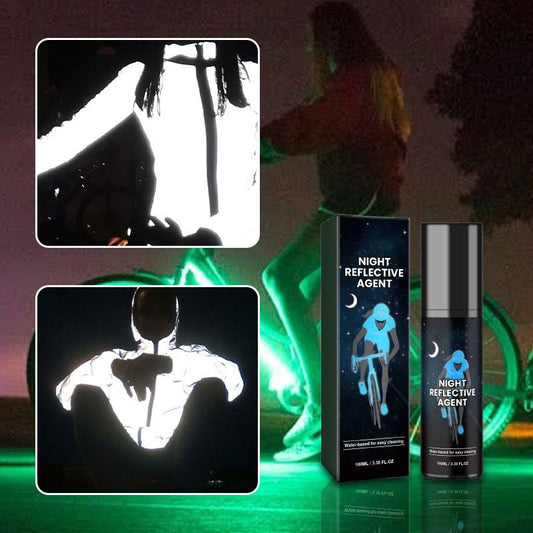 🥳 2026 HOT SALE 🥳 💞 50K+ VERKOCHT! 🚴💚 50% KORTING! ✨ Multifunctionele reflecterende spray – langdurig, weerbestendig – perfect voor fietsers, wandelaars en buitenuitrusting. 🏃‍♂️✨