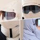 ❄️Winteraanbieding-50%korting🍂-Winddichte, volledig bedekkende outdoorrijmasker met bril