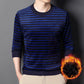 🔥50% KORTING Nieuwjaarsuitverkoop🔥Warme Gestreepte Warme Modetrui voor Heren - Koop 2 Gratis Verzending