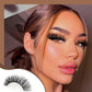 Pluizige DIY krullende wimperclusters