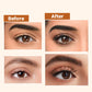 Pluizige DIY krullende wimperclusters