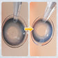 Draagbare contactlensreiniger met spiegel