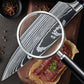 Multi-use kitchen knife with wooden handle