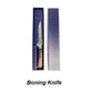 Multi-use kitchen knife with wooden handle