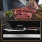 Multi-use kitchen knife with wooden handle