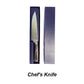Multi-use kitchen knife with wooden handle