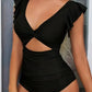 🎁BEPERKTE UITVERKOOP - 70% KORTING👗Sexy geplooide eendelige badpak