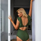 🎁BEPERKTE UITVERKOOP - 70% KORTING👗Sexy geplooide eendelige badpak