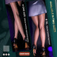 4 stuks Plus-size zijden parel panty's