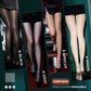 4 stuks Plus-size zijden parel panty's
