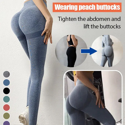 Sneldrogende yogabroek met hoge stretch