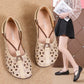 🔥2025 nieuwe hete verkoop🔥Women's Hollow Out Closed-Toe Flat Sandalen