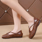 🔥2025 nieuwe hete verkoop🔥Women's Hollow Out Closed-Toe Flat Sandalen
