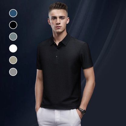 🎊 Vaderdagaanbieding: 55% KORTING ❄️ Heren Zomer T-Shirt in Verkoelende Zijdezachte Stof