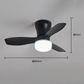 Afstandsbediening LED Plafondventilator met Lamp