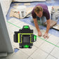 16-lijns groen laserwaterpas met automatische nivellering