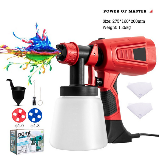 Draagbare High-Power Elektrische Verfspuit Set (50% UIT)