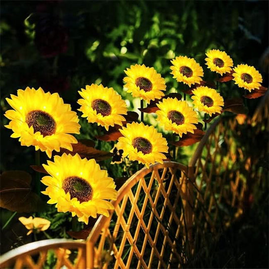 ☀️ LED-zonnebloem op zonne-energie – IP66 waterdicht – automatische inschakeling – 50% korting
