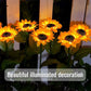 ☀️ LED-zonnebloem op zonne-energie – IP66 waterdicht – automatische inschakeling – 50% korting
