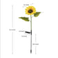 ☀️ LED-zonnebloem op zonne-energie – IP66 waterdicht – automatische inschakeling – 50% korting