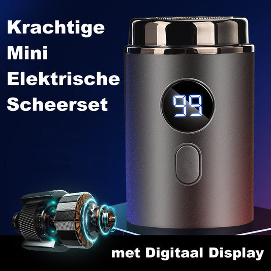 🔥Krachtige mini-elektrische scheerset met digitaal display🔥