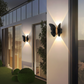 Unieke Waterdichte Zonne-energie Vlinder- & Vleermuis LED Wandlamp