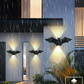 Unieke Waterdichte Zonne-energie Vlinder- & Vleermuis LED Wandlamp