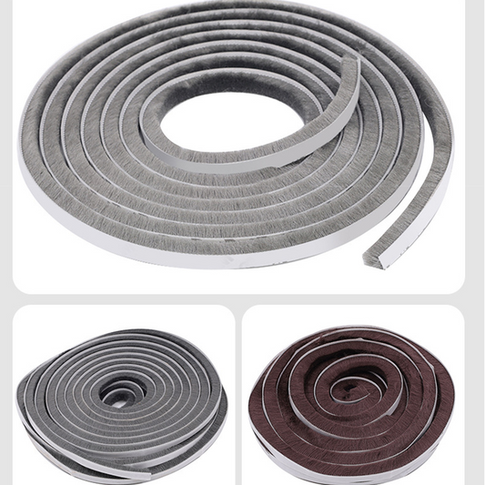 Zelfklevende borstelafdichting voor deuropeningen