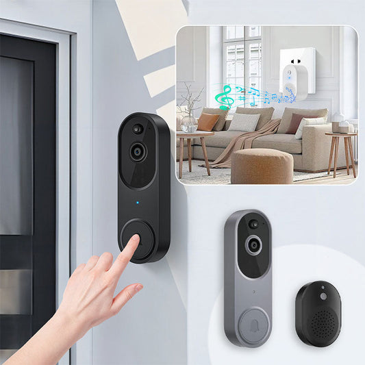 🎉Nieuwjaars Cadeau 50% KORTING!🚪Slimme 1080p Videodeurbel: IP65 Weerbestendig + AI Mensdetectie – Heldere Beelden & Veiligheid Het Hele Jaar Door!