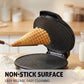 1200W Electric Waffle Cone Maker With Non Stick Surface