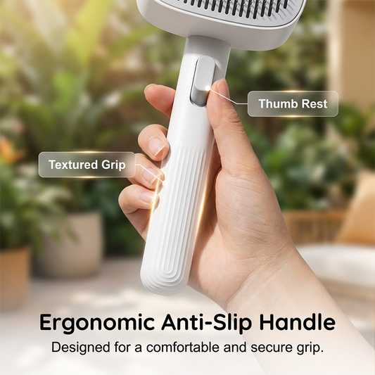 🌞Fris De Lente In Met 50% Korting!🐾 2-IN-1 Zelfontwarrende & Verzorgingskam voor Huisdieren – Painless Ontklitten, Ondervacht Verwijderen & Gezonde Vacht!
