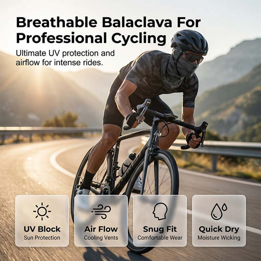 ⏰🎁 UV-Beschermende Ademende Bivakmuts – Perfect voor Fietsers! Beschermt tegen zon, wind en stof – ademend comfort tijdens elke rit! 🚴‍♂️☀️