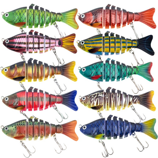 🎣 50% KORTING! 🐟 Multi-gesegmenteerd bionisch zwemmend kunstaas
