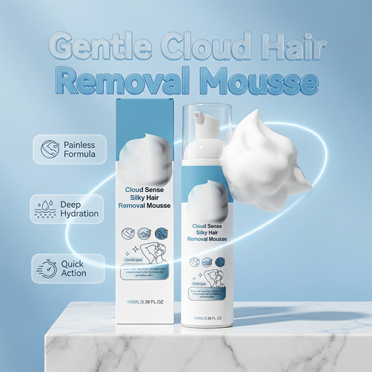 ☁️ 50% KORTING! Cloud Sense Zijdezachte Ontharingsschuim – Zacht & Effectief voor het Hele Lichaam! ✨🪒