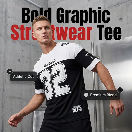 👕 Men's Casual Graphic Print T-Shirt – Stijlvol, Comfortabel & Veelzijdig voor Elke Dag! 🎨✨
