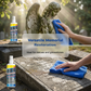 🪦 Reinigingsspray voor Grafstenen – Verwijdert Mos, Algen en Gele Vlekken – Zacht voor Alle Steensoorten ✨🪨