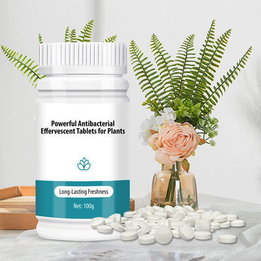 🌷 Krachtige Antibacteriële Bruistabletten voor Bloemen – Voor Langdurige Frisheid & Gezonde Bloemen! 💐✨