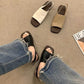 Retro Slingback Sandalen met Vierkante Neus voor Dames