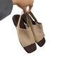 Retro Slingback Sandalen met Vierkante Neus voor Dames