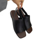 Retro Slingback Sandalen met Vierkante Neus voor Dames