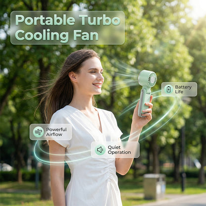 🥳 PROMOTIE BUITENGEWOON 2026 🥳 💞 Meer dan 50.000 verkocht! 👵❤️ 50% KORTING! 💨 Opvouwbare Turbo Ventilator met LED-scherm – Draagbaar, Krachtig & Koel! 🌬️✨
